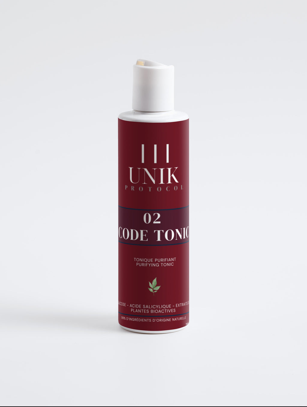 02 CODE TONIC - Tonique purifiant visage homme