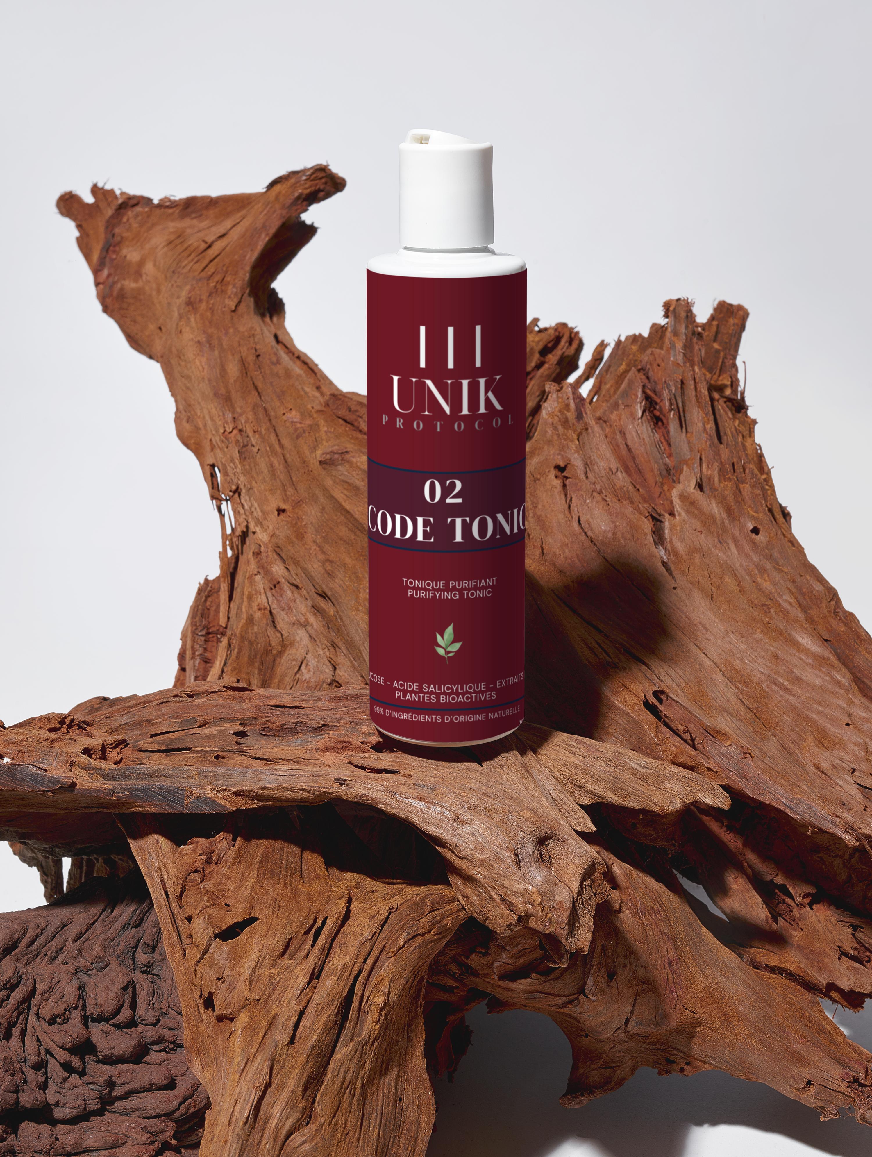 02 CODE TONIC - Tonique purifiant visage homme